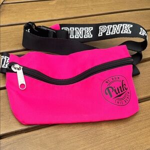PINK Victoria's Secret Hot Pink Waist Bag